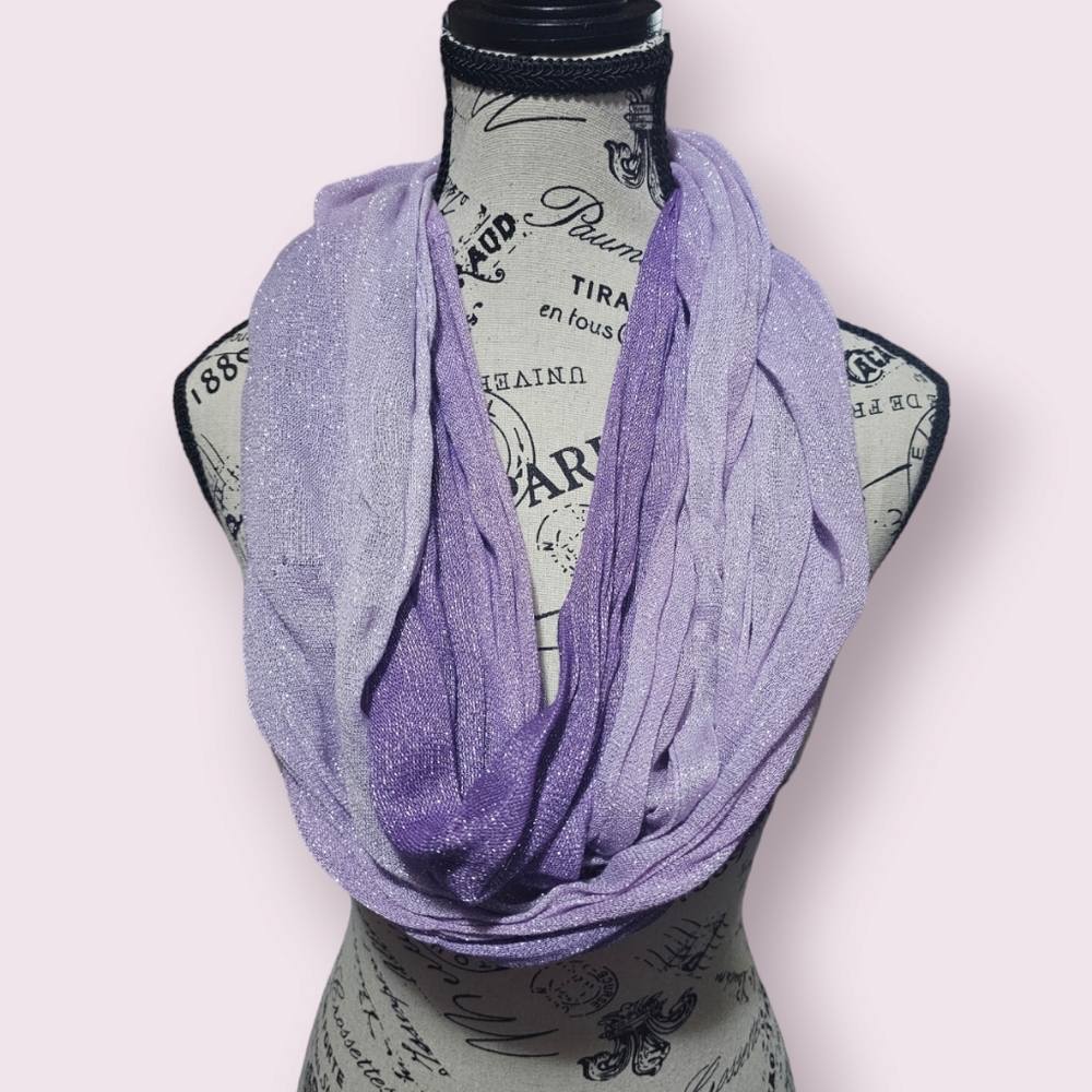 Purple Ombre Infinity Scarf O.S.